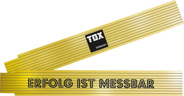 TOX Meterstab 2 Meter "ERFOLG IST MESSBAR"
