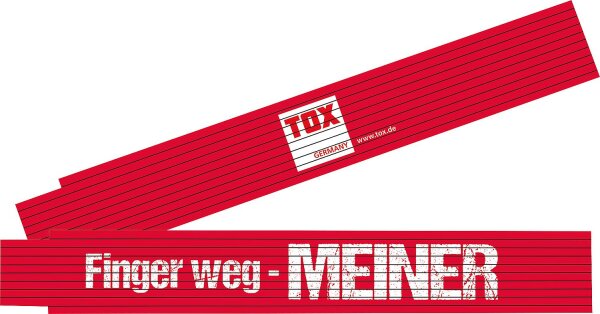 TOX Meterstab 2 Meter "Finger weg - MEINER"