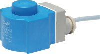 Danfoss Magnetventil-Spule Typ 018F6857  24 V = (d.c.)...