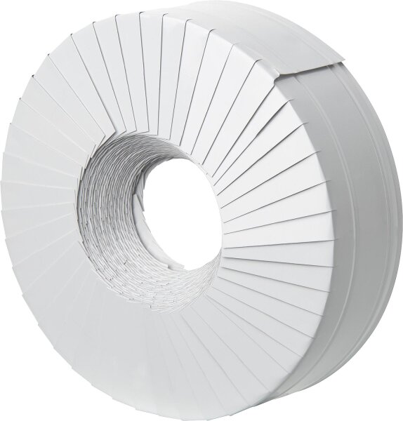 Lamellenabschlussband grau 40 mm / 10 meter