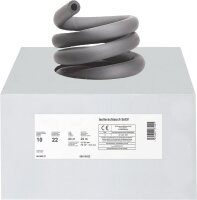 Kautschuk-Isolierung Ø22 mm, Dämmdicke 10mm,...