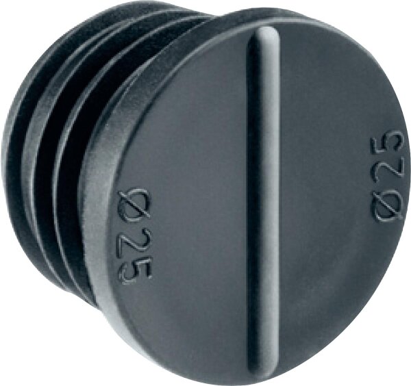 Dichtstopfen 25mm für Leerrohre, VPE: 20 Stück