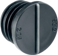 Dichtstopfen 25mm für Leerrohre, VPE: 20 Stück
