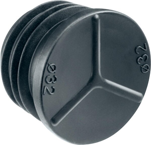 Dichtstopfen 32mm für Leerrohre, VPE: 20 Stück