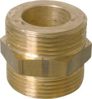 Doppelnippel DN 15 (1/2") für DN 12 Solarwellrohr