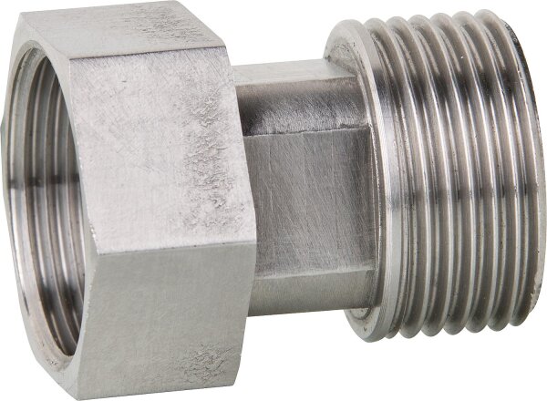 Edelstahlverschraubung DN20(3/4") AG x Überwurfmutter