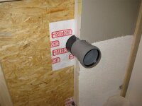 Leitungsmanschette FRGD125 für Rohre 100-130mm Tyvek Klebekragen