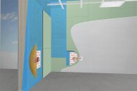 Steckdosenmanschette Luftdicht 3-fach, Tyvek Klebekragen