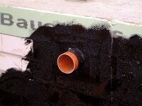 Leitungsmanschette D1 8-11 mm Vlies-Butyl Klebekragen