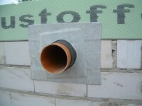 Leitungsmanschette RGD75 75-90 mm Vlies-Butyl Klebekragen