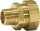 Quick Fix Pro - Verschraubung DN20 x 1" AG, Steckfitting, Messing