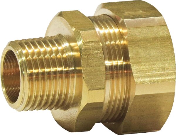 Quick Fix Pro - Verschraubung DN25 x 1" AG, Steckfitting, Messing