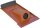 Solar-Rohrdurchführung Typ Ton Bleiplatte mit EPDM Tülle, Ø 20-65mm,Farbe: Rot,VPE=2 Stk.