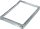 Überhangsteckrahmen Titanzink für Kamineinfassung,Schenkel- länge 310x440mm