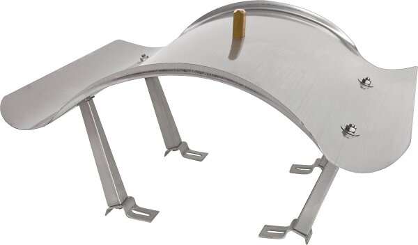 Kaminhut Napoleon,Edelstahl 1mm f.Kaminkopfmaß 50x50cm,inkl.Bef., Füße,Messingspitz