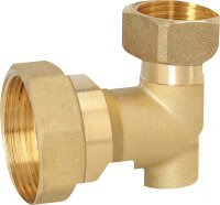 Eckverschraubung DN40 (1 1/2")ÜWM zu DN25...