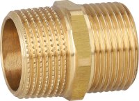 Doppelnippel DN20 (3/4")AG konisch-flachdichtend