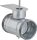 Absprerrklappe NW 125 dicht schliessend, mit Motor- aufnahme, Typ Belimo LM