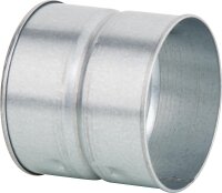Muffe NW 125 für Rundrohrformteile verzinkt