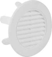 Lüftungsgitter DN90 run, Kunststoff weiß