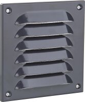 Wetterschutzgitter 230x240mm Aluminium, RAL 7024,...