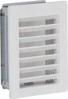 Lüftungsgitter mit Fliegendraht und Einbaurahmen 100...