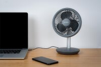 Akku-Ventilator 5 Watt – Kabelloser USB-Tischventilator mit Akku