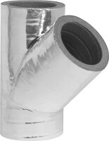 Dämmabzweig 45°, DN150 mit Alubeschichtung, 20mm...