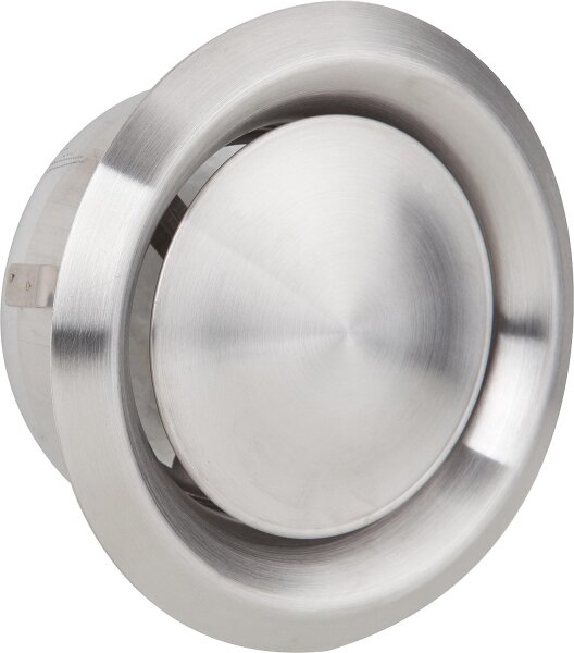 Zu- und Abluftventil V2A Anschluss Ø 150 mm, Außenmaß Ø 216 mm
