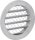 Wetterschutzgitter rund. Aluminium DN 160