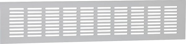 Lüftungsblech Alu 400x80mm Alu-eloxiert EV1