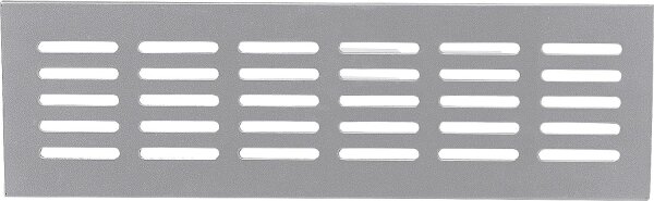 Lüftungsblech Alu 400x100mm Alu-eloxiert EV1
