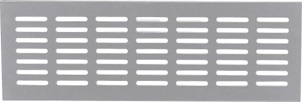 Lüftungsblech Alu 500x130mm Weiß RAL 9016