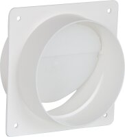 Rückstauklappe DN 150 weiß