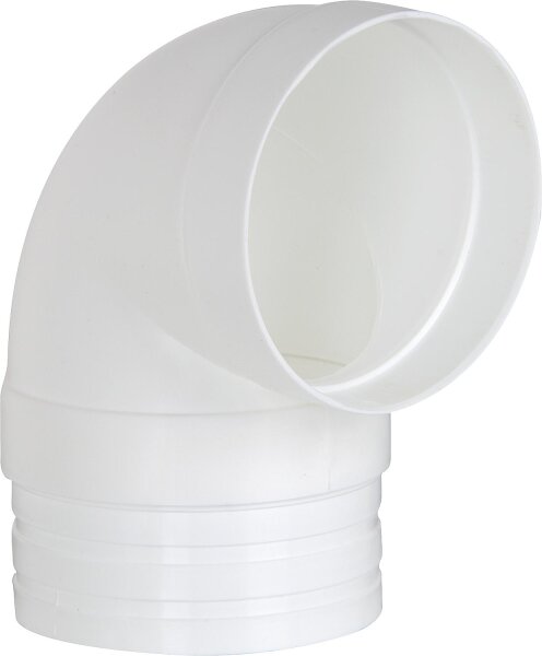 Umlenkstück mit Stutzen DN 150 rund, weiß