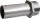 Absatznippel mit AG Edelstahl 22mm x DN 20 (3/4")