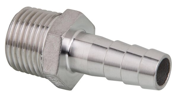 Schlauchtülle 13 mm V4A  1/2" EF 936  AG