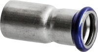 Edelstahl-Pressfitting M-Kontur Reduzierstück 54x42 a/i