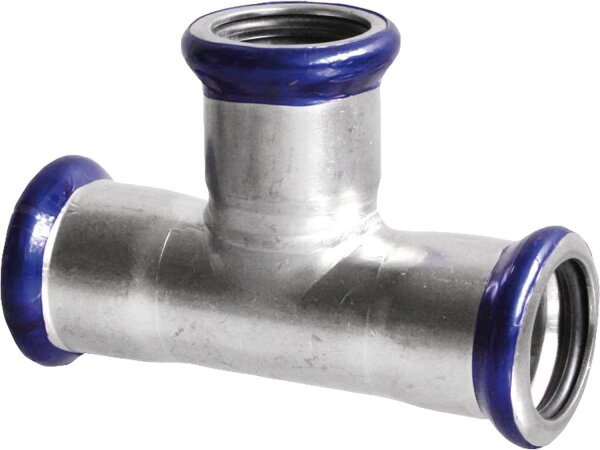 Edelstahl-Pressfitting M-Kontur T-Stück DN 22