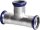 Edelstahl-Pressfitting M-Kontur T-Stück DN 35