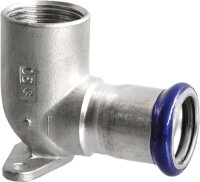 Edelstahl-Pressfitting M-Kontur Deckenwinkel 90° IG...