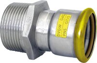 Edelstahl Pressfitting Gas Übergangsstück, 54 x...