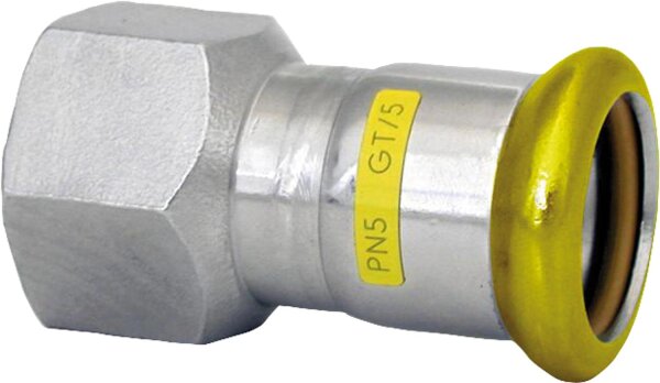 Edelstahl Pressfitting Gas Übergangsstück, 54 x 2" (i/IG) M-Kontur