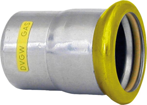 Edelstahl Pressfitting Gas Verschlussstopfen, DN 28 M-Kontur