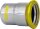 Edelstahl Pressfitting Gas Verschlussstopfen, DN 28 M-Kontur