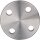 Edelstahl Blindflansch DIN 2527, PN16, V4A, 1.4571, DN65