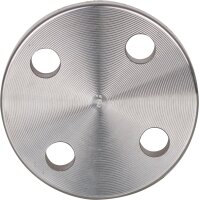 Edelstahl Blindflansch DIN 2527, PN16, V4A, 1.4571, DN80
