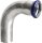Edelstahl-Pressfitting M-Kontur Einsteckbogen 90°, i/a , DN 88,9