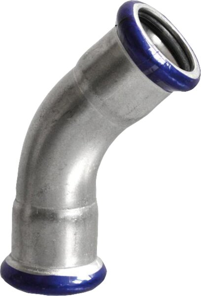 Edelstahl-Pressfitting M-Kontur Bogen 45°, i/i , DN 76,1