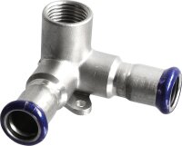 Edelstahl Pressfitting M-Kontur Wandwinkel doppelt...